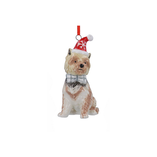 Terrier Ceramic Hanging Decoration