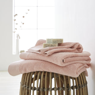 Bamboo Combed Hand Towel Blush Pink