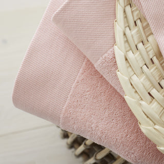 Bamboo Combed Hand Towel Blush Pink