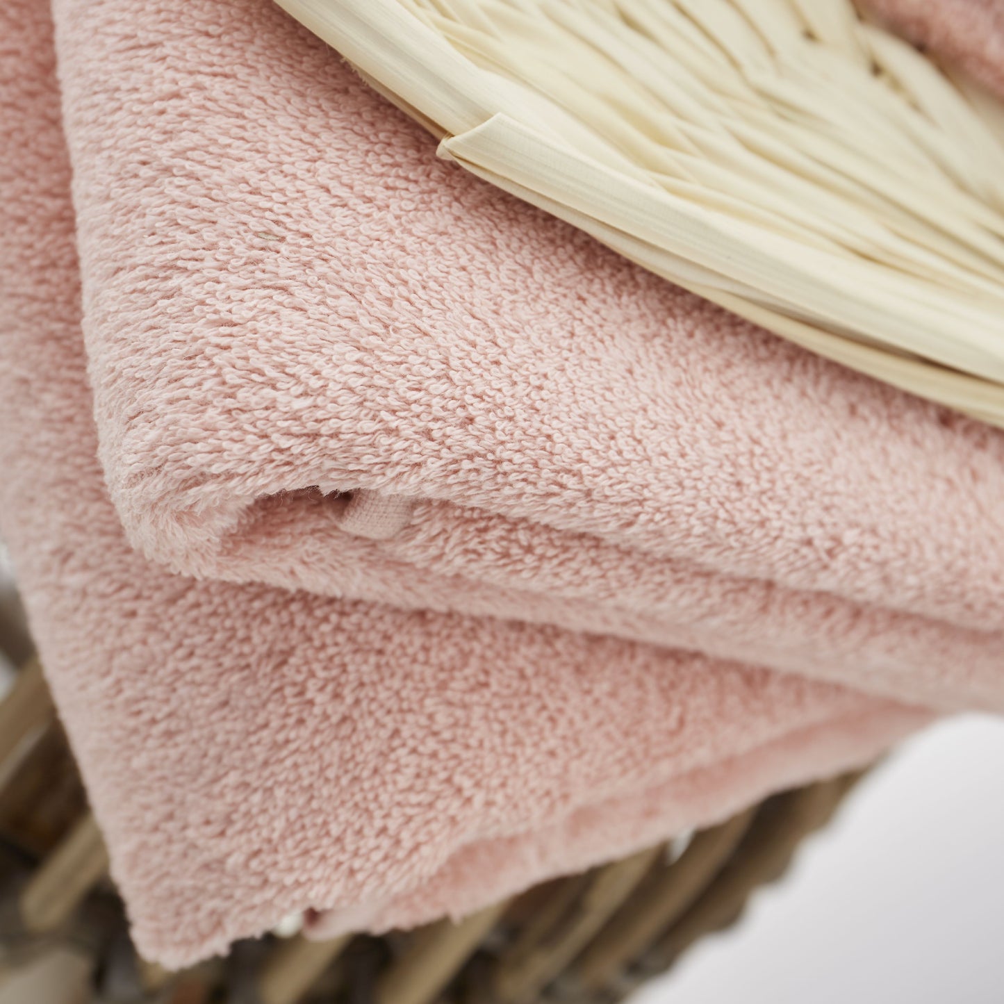 Bamboo Combed Bath Sheet Blush Pink