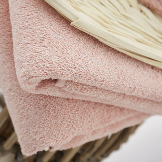 Bamboo Combed Hand Towel Blush Pink