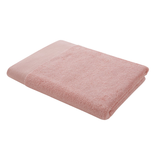Bamboo Combed Bath Sheet Blush Pink