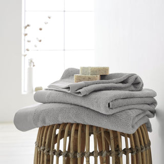 Bamboo Combed Bath Towel Grey