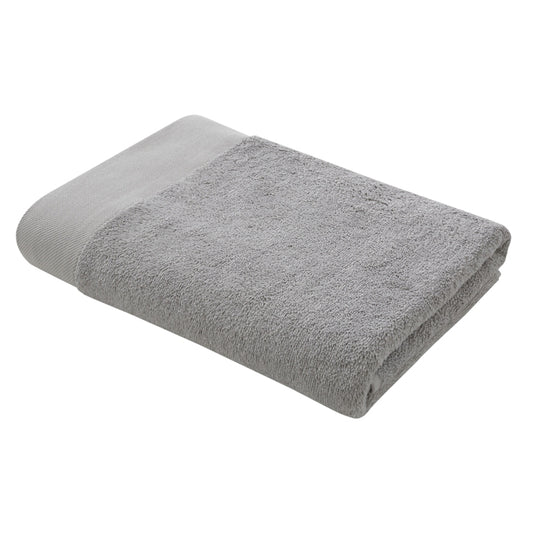 Bamboo Combed Bath Towel Grey