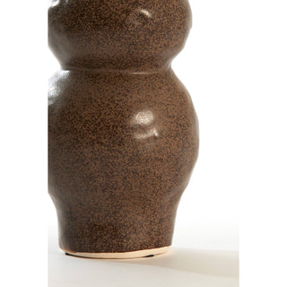 Rogano Vase Dark Brown