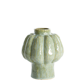 Aliveri Ceramic Vase Mint Green 25cm