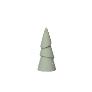 Pale Green 3 Teir Slant Tree Shaped Christmas Decoration