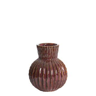 Zirja Vase Deco Eggplant
