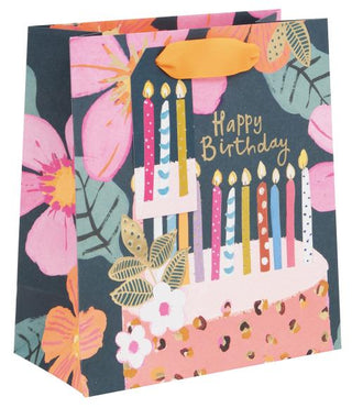 Birthday Candles Large Gift Bag