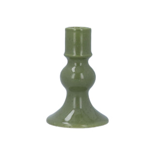 Green Porcelain Candlestick