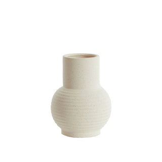 Ulloa Ceramic Vase Matt Cream 25cm