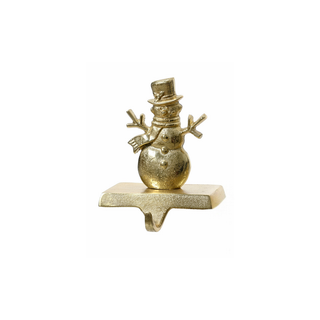 Gold Shimmer Snowman Stocking Hook