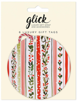 Linear Vines Gift Tags (6)