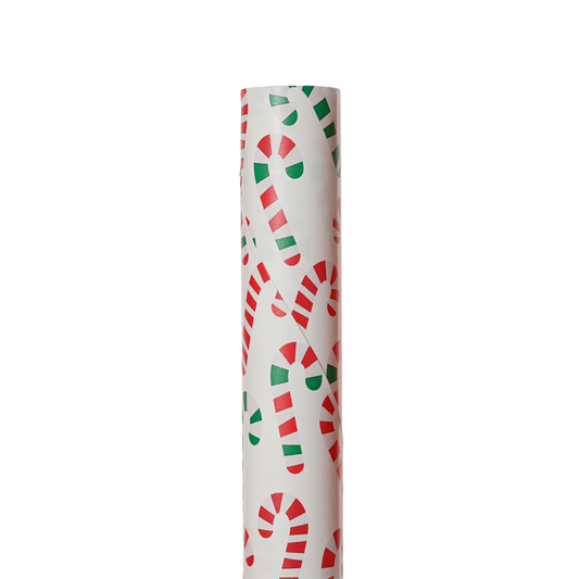 Candy Cane Print Wrapping Paper  5m