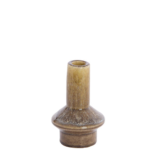 Burano Ochre Green Candle Stick Sml