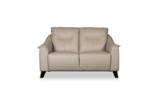 Naples 2 Seater Sofa - Cream Leather