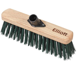 Green PVC Fibre Broom Head 29cm