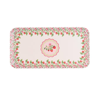 Strawberry Melamine Rectangular Platter