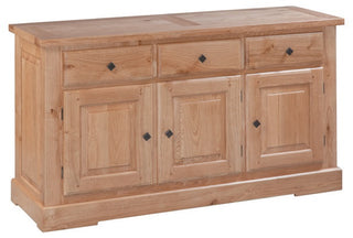 Tuscany Natural Oak 3 Door Sideboard