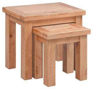 Tuscany Natural Oak Nest of Tables