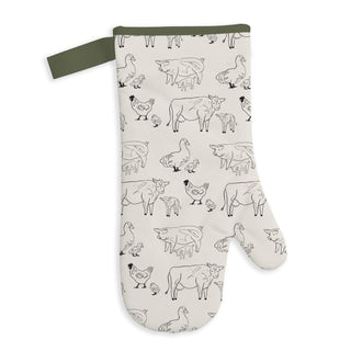 Woodbury Lane Oven Mitt - Animals