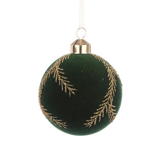 Glass Haley Green Bauble