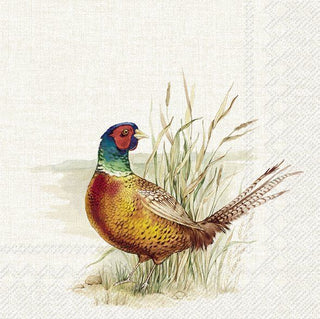 Hunted Pheasant Cream Lunch Napkins