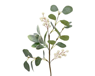 Eucalyptus & White Berries Spray