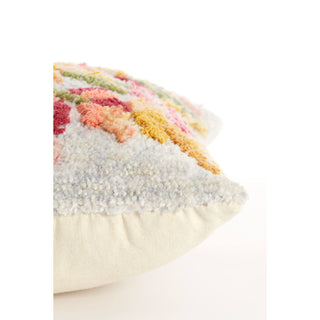 Romani Tufted Floral Design Cushion