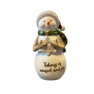 Tidings of Comfort & Joy Snowman Decoration