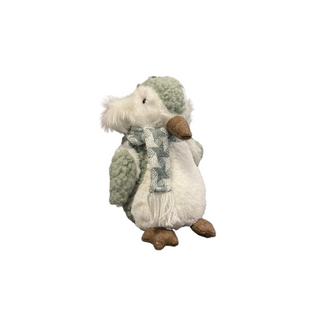 Green Penguin with Ear Muffs & Scarf Ornament