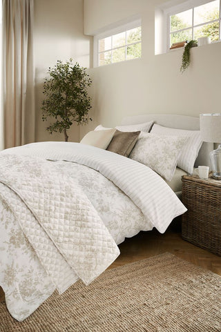 Walled Garden Dove Grey King Duvet Cover Set