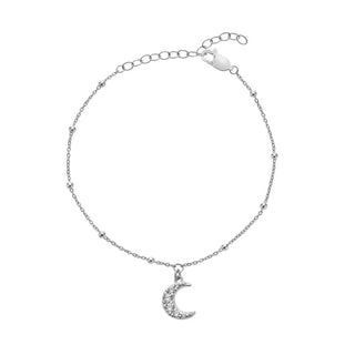 Silver Whisper Love to Moon and Back Bracelet