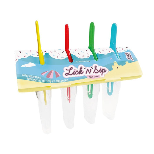 Lick 'N' Sip Ice Lolly Moulds Set of 4