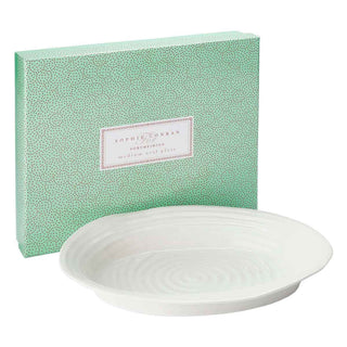 Medium Oval Plate White