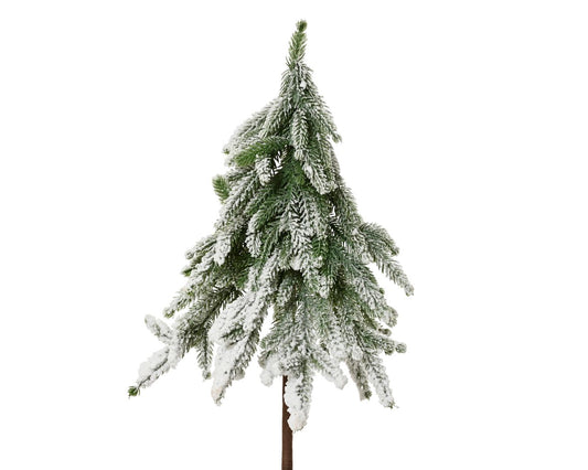 Snowy Mini Tree on Stick Sml