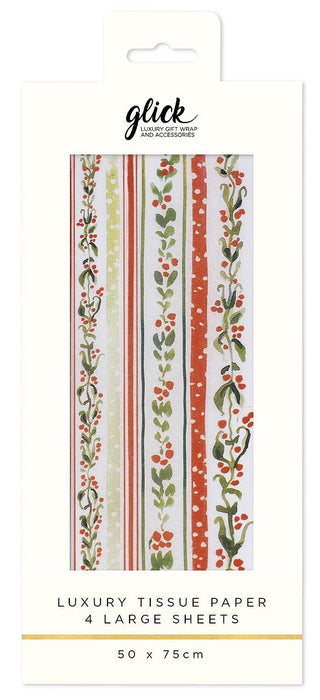 Linear Vines Printed Tissue Paper