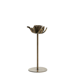 Celaya Candle Stick Lrg Antique Bronze