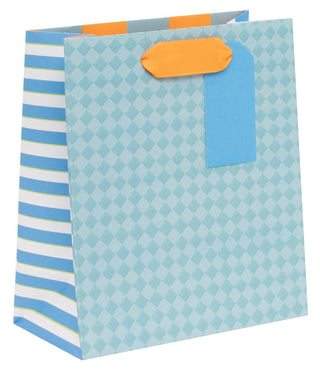 Diamond Blue Medium Gift Bag