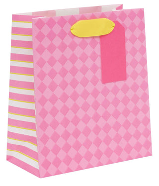 Diamond Pink Medium Gift Bag
