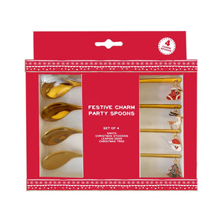 Festive Charm Party Spoons