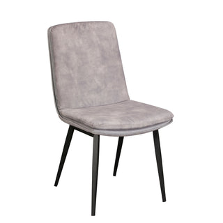 Jimmy Grey Velvet Dining Chair