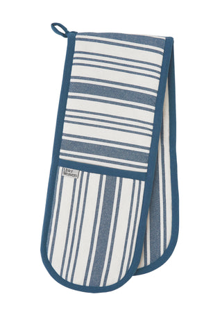 Denim Stripe Double Oven Glove