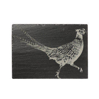 Etched Pheasant Rectangular Cheeseboard