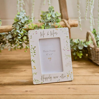 Mr & Mrs Happliy Ever After Photo Frame