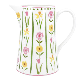 Pastel Meadow Bone China Jug Medium