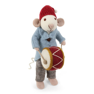 Big Orchestra Mouse with Drum