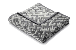 Cotton Home Network Grey Throw