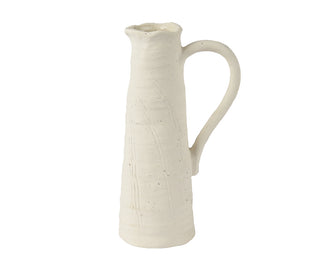 Ivory Stoneware Jug - 24.5cm