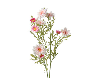 Faux Pink Daisy Spray - 69cm